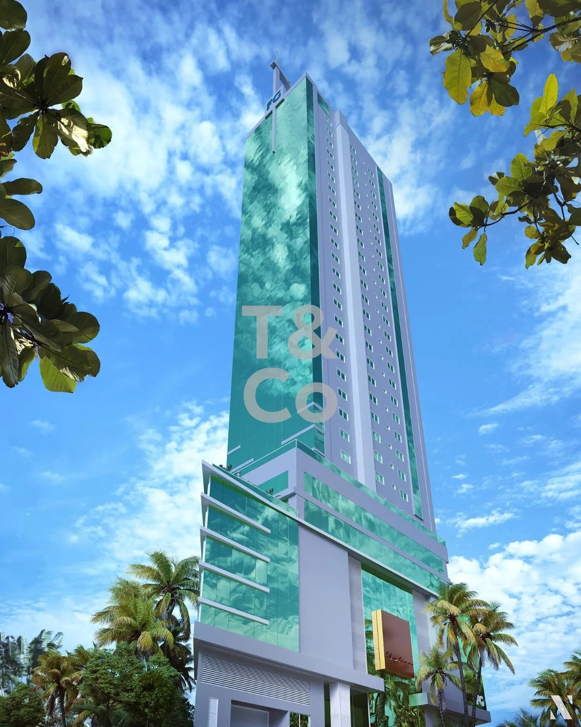 Salão Comercial Para Locação Na Avenida Brasil No Skyline Tower Em Balneário Camboriú