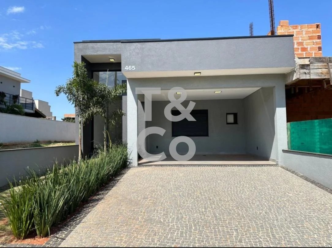 Casa Térrea Recém Construída No Condomínio Residencial Terras da Estância, Paulínia