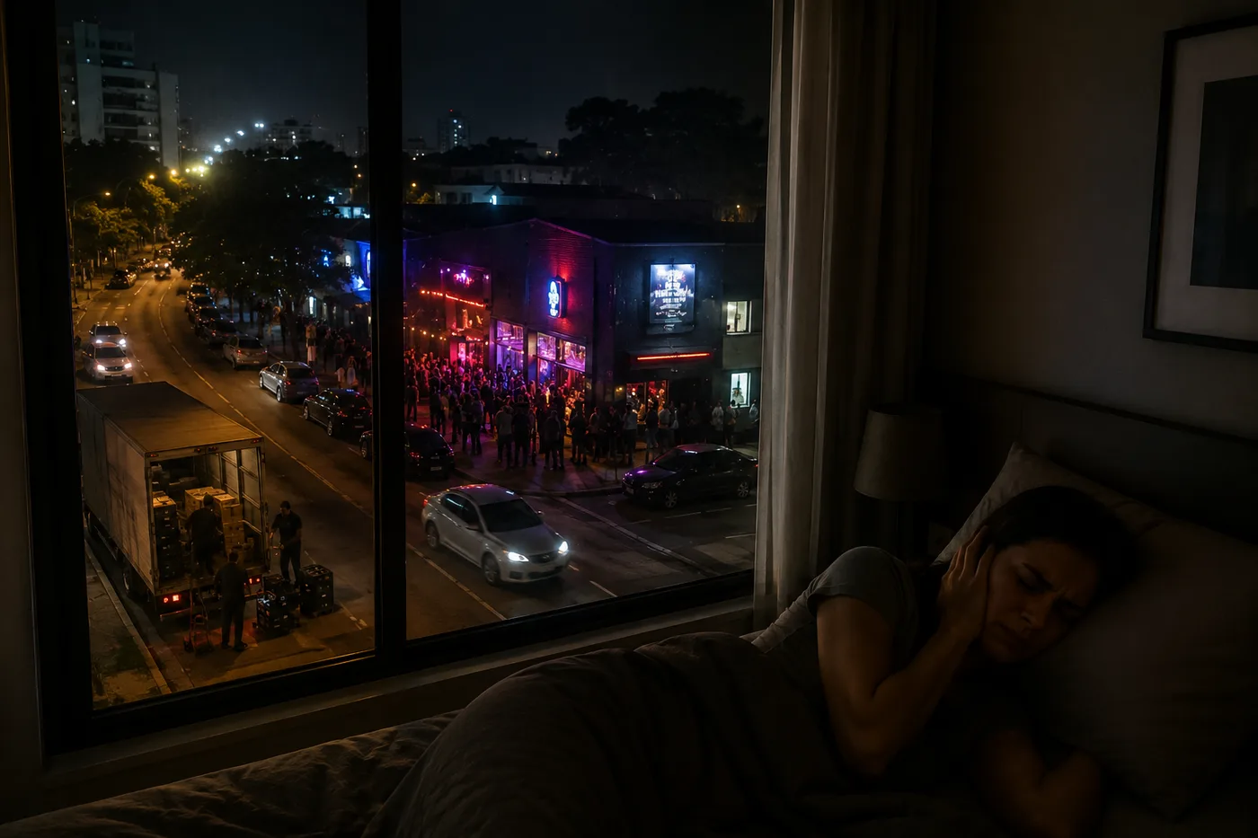 barulho noturno