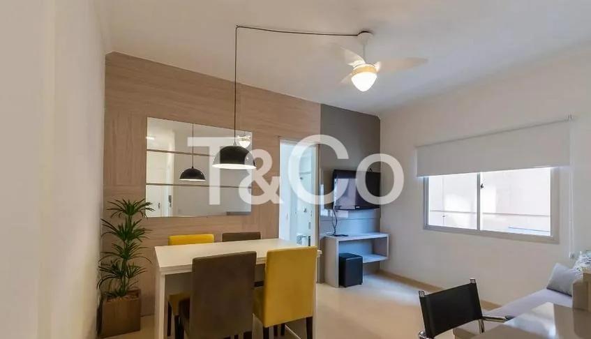 Apartamento Mobiliado Com 1 Suíte Para Venda No Cambuí